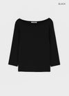 [B-BASIC] Standard Boat Neck Sleeveless Tee (3 SIZE)