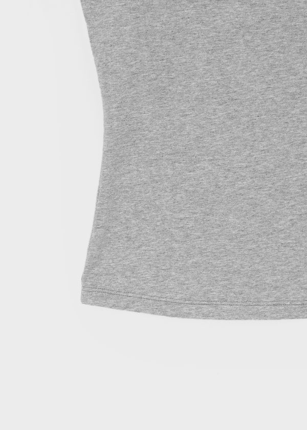 [B-BASIC] Basic Cotton Spandex Strap Square Neck Sleeveless (Built-in Cups) (2 SIZE)