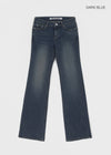 [B-DENIM] LOW POCKET BOOTS-CUT 058