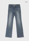 [B-DENIM] LOW POCKET BOOTS-CUT 058