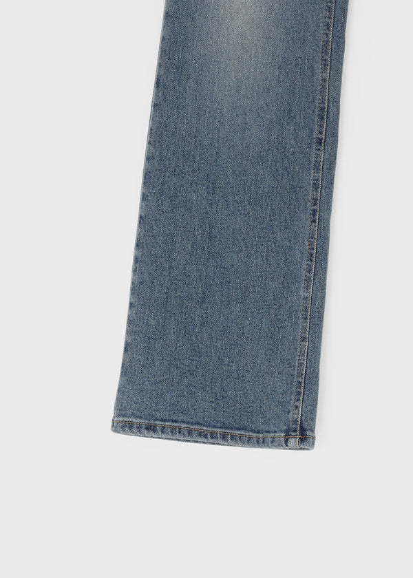 [B-DENIM] LOW POCKET BOOTS-CUT 058