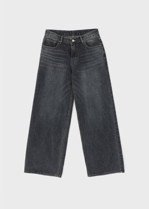 [B-DENIM] DARK BLUE WIDE 059