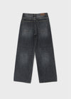 [B-DENIM] DARK BLUE WIDE 059