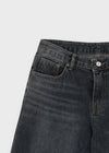 [B-DENIM] DARK BLUE WIDE 059
