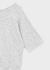 [MADE] Tealc Off-shoulder 3/4 Sleeve Sweatshirt