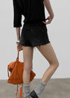 Quainch Cut Denim Shorts