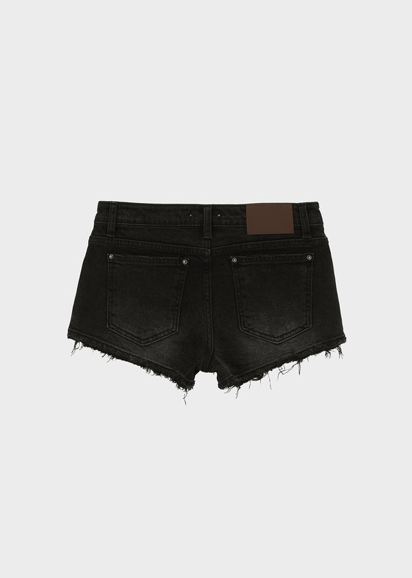 Quainch Cut Denim Shorts