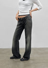 Iraetic low-waist bootcut denim pants