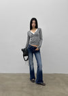 Swarm Low-waisted Bootcut Denim Pants