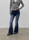 Swarm Low-waisted Bootcut Denim Pants