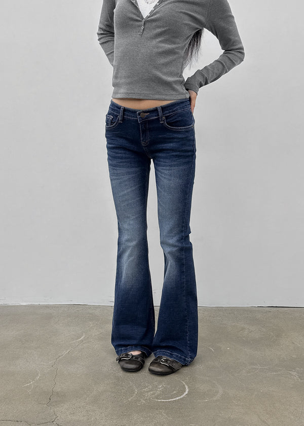 Swarm Low-waisted Bootcut Denim Pants