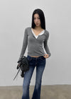 Swarm Low-waisted Bootcut Denim Pants