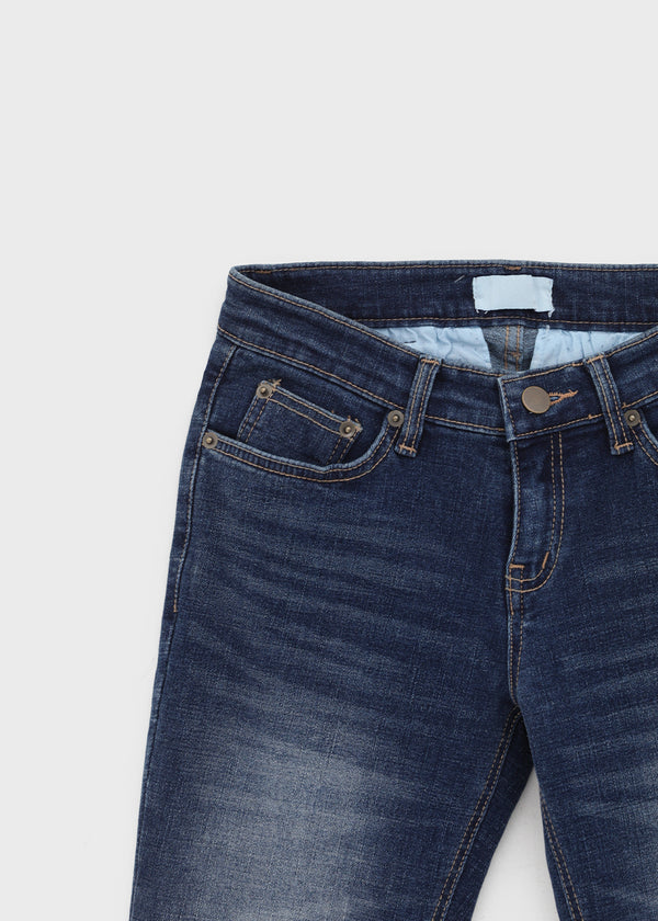 Swarm Low-waisted Bootcut Denim Pants