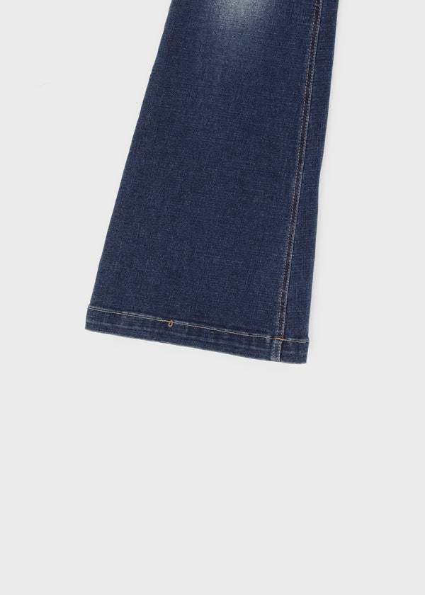 Swarm Low-waisted Bootcut Denim Pants