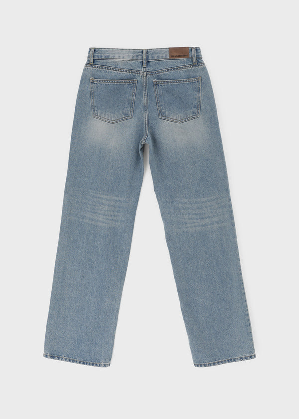 [B-DENIM] LOW STRAIGHT JEANS 060