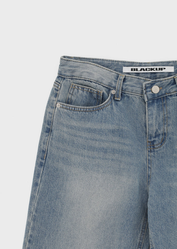 [B-DENIM] LOW STRAIGHT JEANS 060