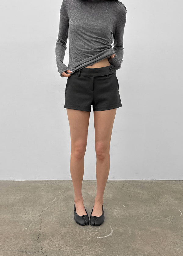Turbid Low-waisted Micro Shorts