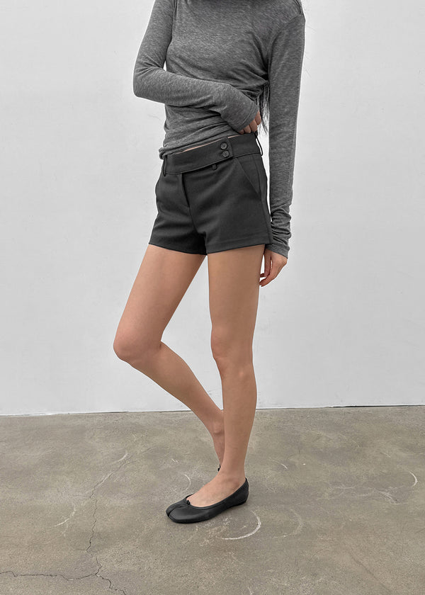 Turbid Low-waisted Micro Shorts