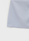 Tactile satin shirred mini skirt-pants