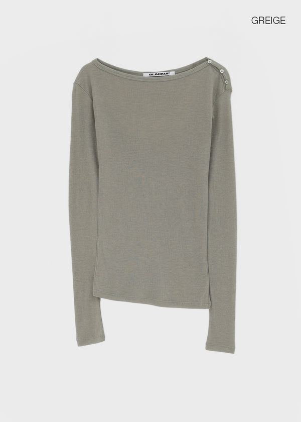 [MADE] Karen Off-shoulder Tencel Long Sleeve Tee