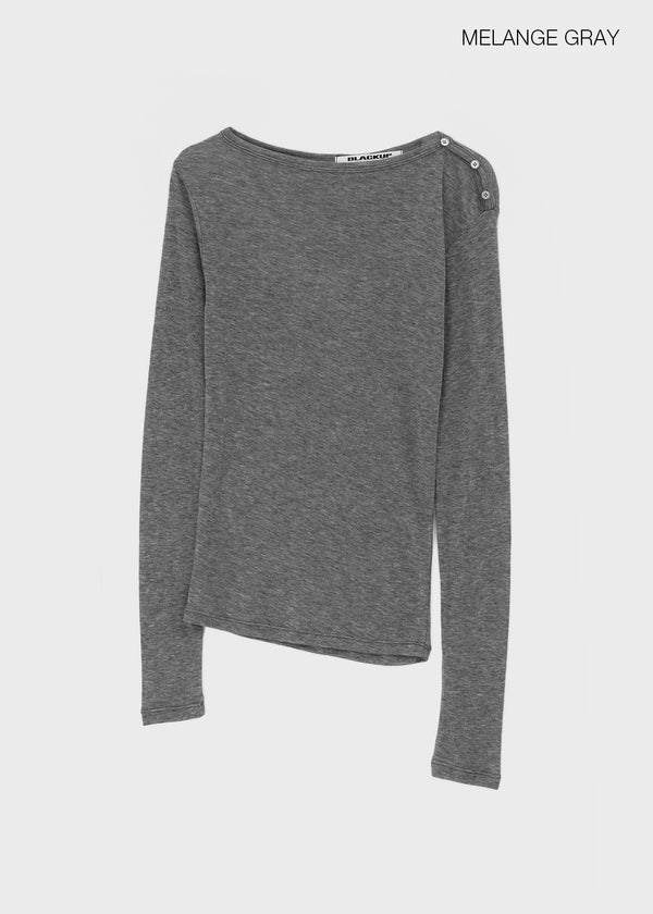 [MADE] Karen Off-shoulder Tencel Long Sleeve Tee