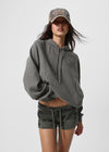 [B-BASIC] Waffle Loose Fit Hoodie
