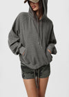 [B-BASIC] Waffle Loose Fit Hoodie