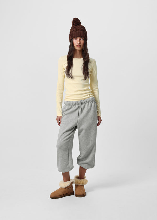 [B-BASIC] Soft Sweat Bermuda Elastic Pants