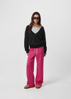 [B-BASIC] Mid-Sweat Deep V-Neck Sweatshirt