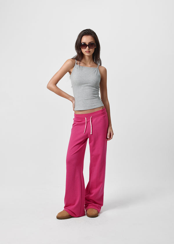 [B-BASIC] Basic Cotton Spandex Strap Square Neck Sleeveless (Built-in Cups) (2 SIZE)