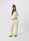 [B-BASIC] Fade Sweat Straight Elastic Pants