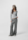[B-BASIC] Ribbed Henley Neck Long Sleeve Tee (2 SIZE)