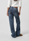 [B-DENIM] LOW NON SPAN BOOTS-CUT JEANS 057
