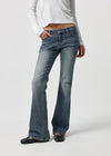 [B-DENIM] LOW POCKET BOOTS-CUT 058