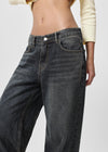 [B-DENIM] DARK BLUE WIDE 059