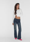 [B-BASIC] Tension Standard Boat Neck Long Sleeve Tee (3 SIZE)