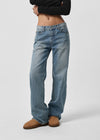 [B-DENIM] LOW STRAIGHT JEANS 060