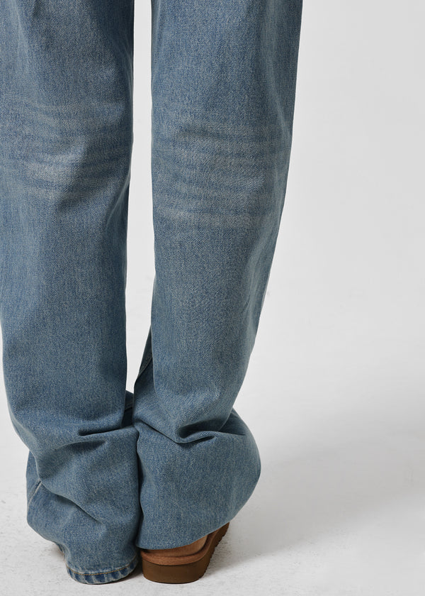 [B-DENIM] LOW STRAIGHT JEANS 060