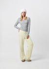 [B-BASIC] Fade Sweat Straight Elastic Pants