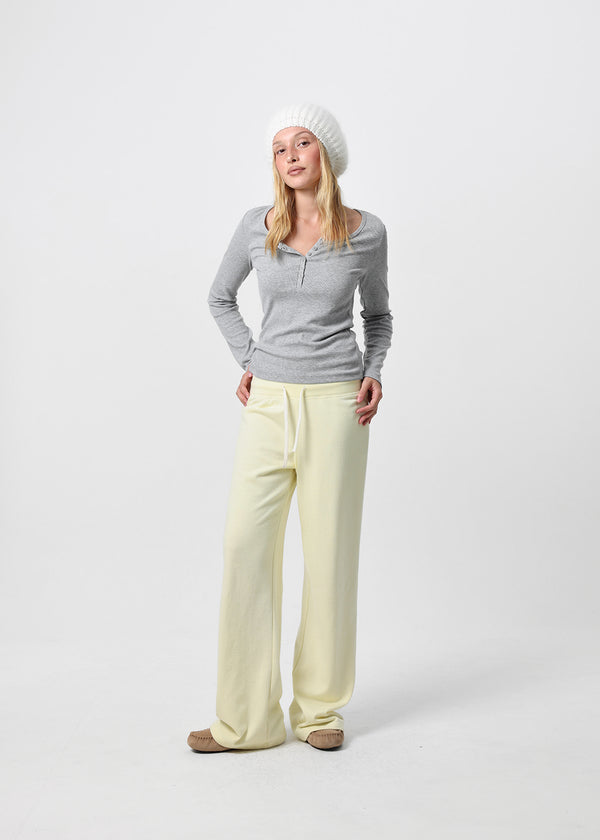 [B-BASIC] Fade Sweat Straight Elastic Pants