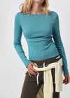 [B-BASIC] Tension Standard Boat Neck Long Sleeve Tee (3 SIZE)