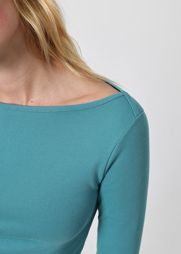 [B-BASIC] Tension Standard Boat Neck Long Sleeve Tee (3 SIZE)
