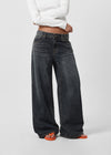 [B-DENIM] DARK BLUE WIDE 059
