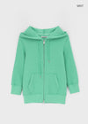 [B-BASIC] Waffle Slim Fit 3/4 Length Zip-Up Hoodie (2 SIZE)