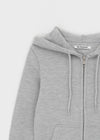 [B-BASIC] Waffle Slim Fit 3/4 Length Zip-Up Hoodie (2 SIZE)