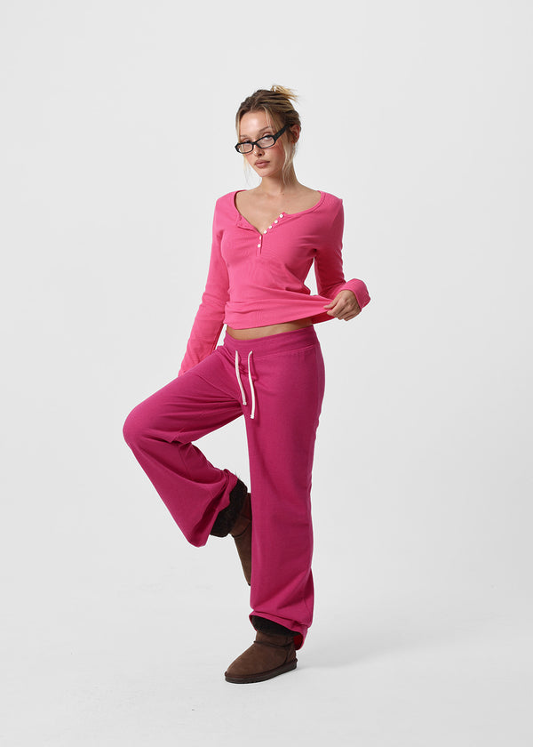 [B-BASIC] Fade Sweat Straight Elastic Pants