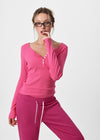 [B-BASIC] Ribbed Henley Neck Long Sleeve Tee (2 SIZE)