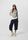 [B-BASIC] Waffle Slim Fit 3/4 Length Zip-Up Hoodie (2 SIZE)