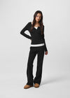 [B-BASIC] Mid-Sweat Low-Waist Bootcut Elastic Pants (2 SIZE)