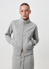 [B-BASIC] Mid-Sweat High-Neck Zip-Up